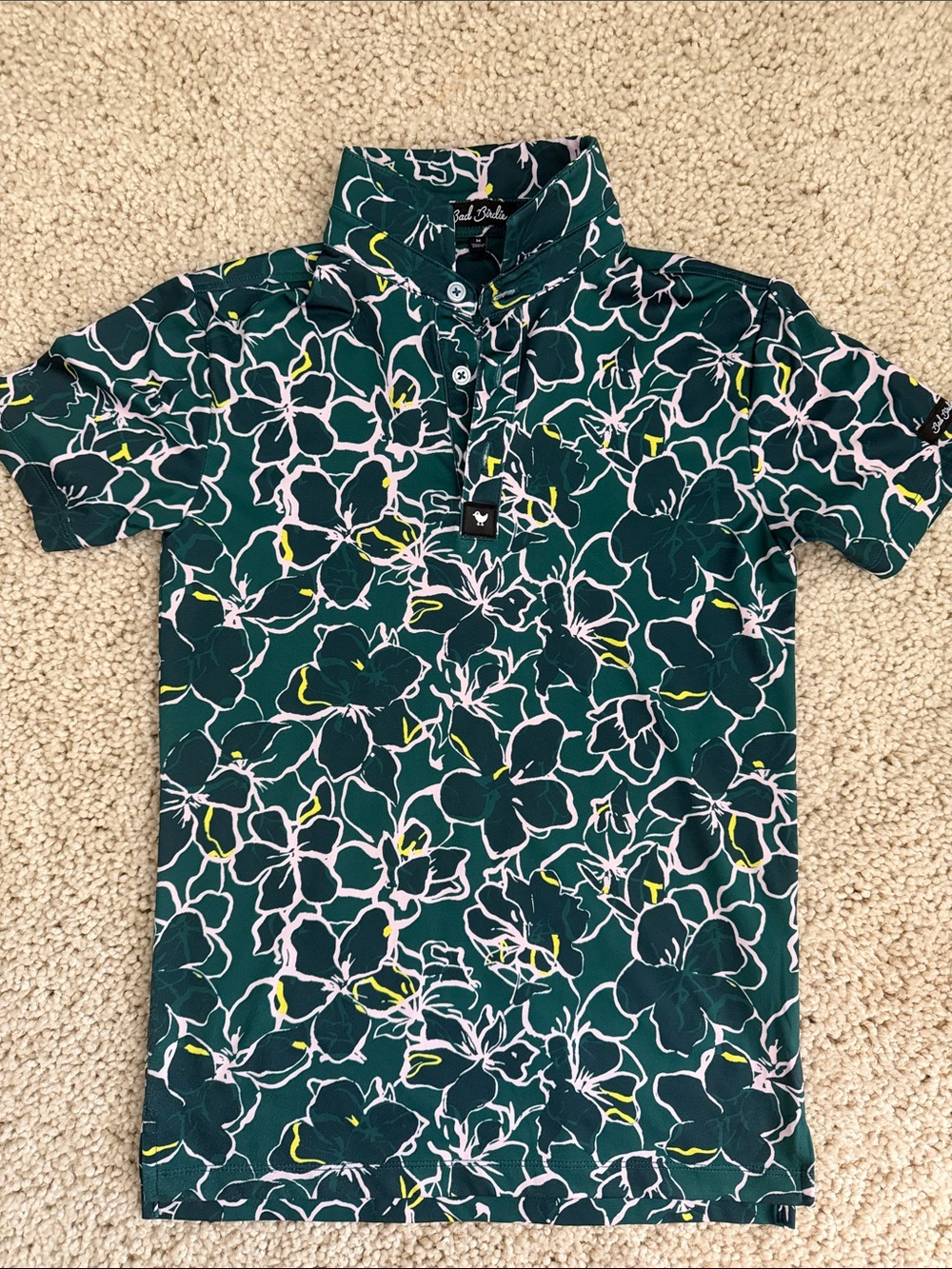 Boys Bad Birdie Golf Polo